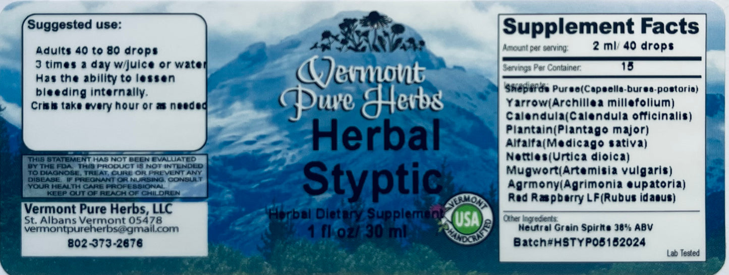 Herbal Styptic