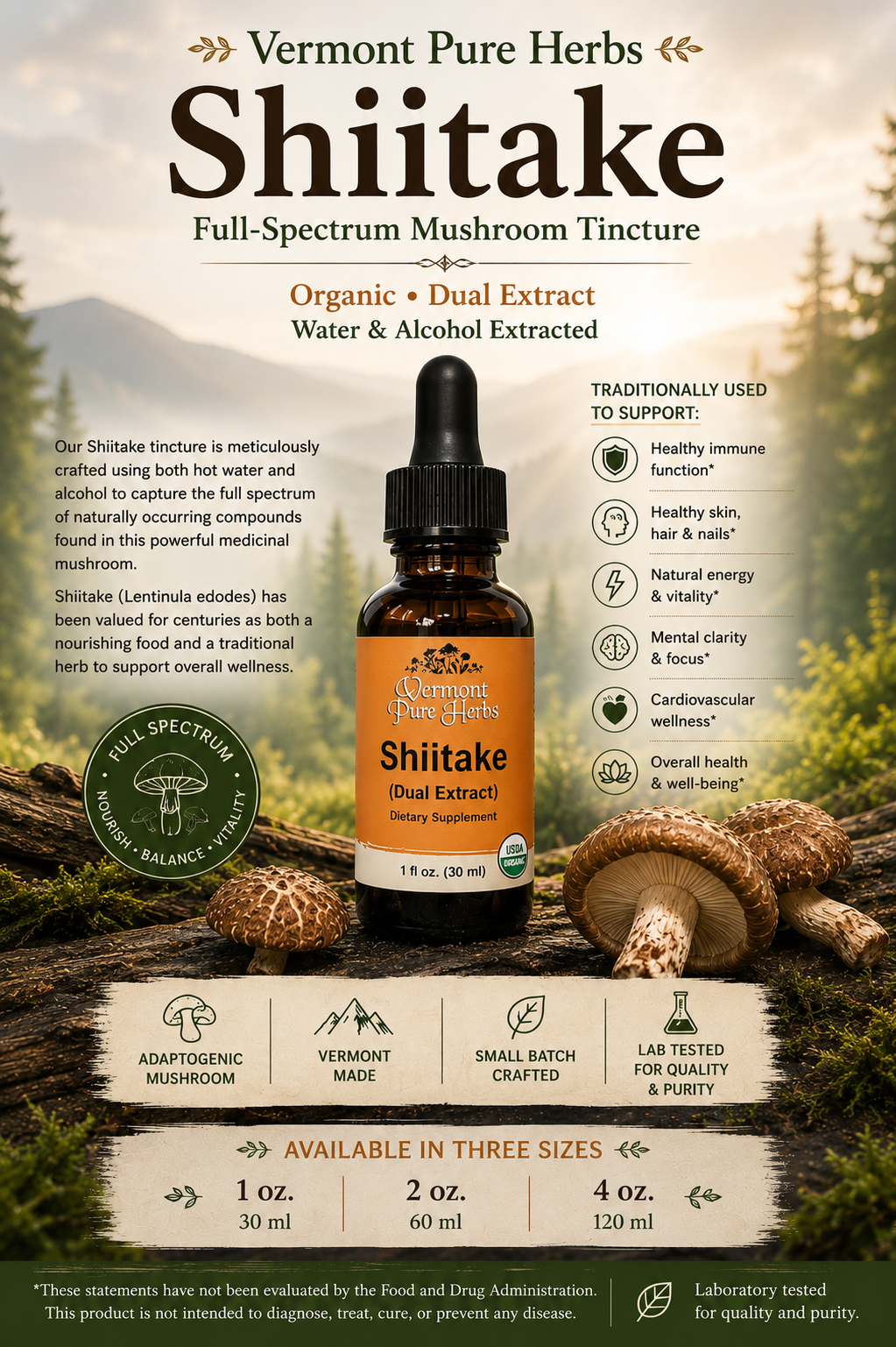 Shiitake (Dual Extract)